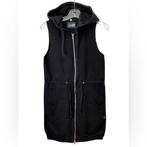 Cheap Monday Sleeveless Longline Hoodie XS